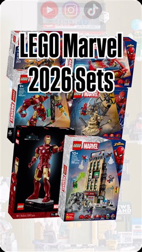 2.7K views · 79 reactions | The new LEGO Marvel 2026 Sets look very good, and I can’t wait to get these! Let me know what you think about these Marvel sets. Be sure to follow me for more LEGO content! #lego #legomarvel #minifigures #minifigs #afol #legocollection #legocollector #legocommunity #legohobby #legomarvel | SCDude1999 | Facebook