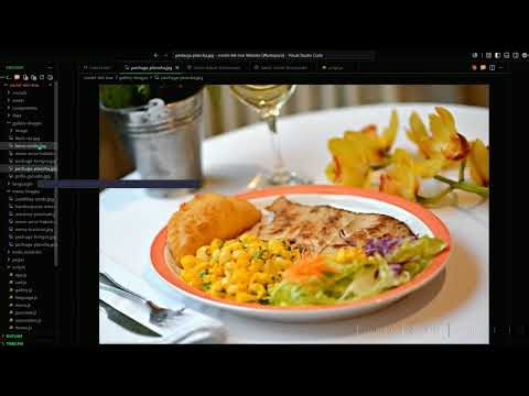 Coding a Restaurant Website 💻 #WebDesign #HTML #JavaScript #coding #programming #webdevelopment 