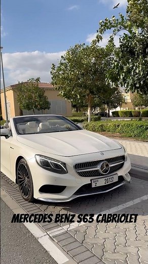 Top-Down AMG Power 👀 S63 Cabriolet Walkaround