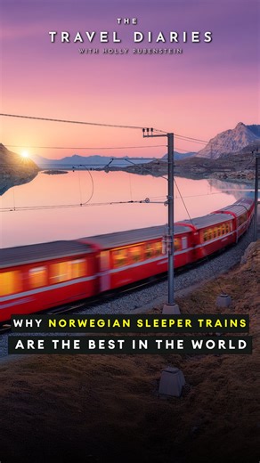 Holly Rubenstein on Instagram: "Where in the world has the best sleeper trains? ⁠🚞 @monisha_rajesh joined us on The Travel Diaries podcast for a special Train Travel episode and shared stories from her unforgettable journey through Norway during the midnight sun - from Oslo to Trondheim, and all the way up to Bodø. 🇳🇴✨ You can listen to the full episode now on the travel diaries podcast wherever you get your podcasts. #foryou #fyp #traveldiaries #travelpodcast #travelrecommendations #sleepert