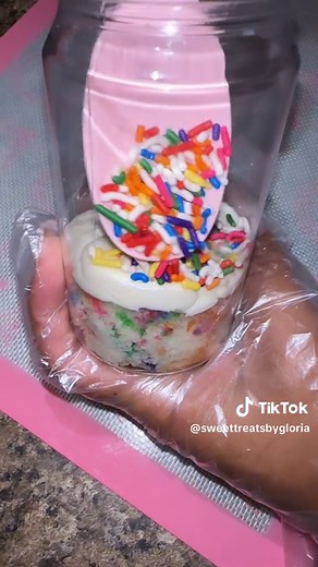 Delicious Cake in a Can | Moist Confetti Cake with Cream Cheese Icing