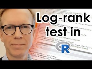 Log-rank test in R