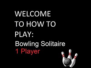 How to Play Bowling #solitaire