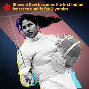 7.7K views · 146 reactions | Bhavani Devi becomes first Indian fencer to qualify for Olympics | Indian Express | Facebook