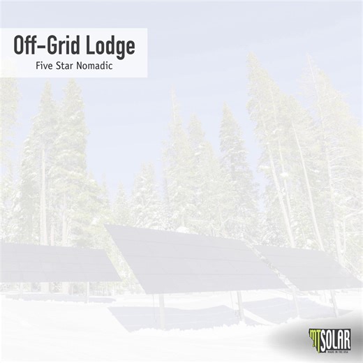 This off-grid solar system relies on MT Solar pole mounts to power a remote mountain property designed for year-round performance. Installed by Five Star Nomadic, the system supports reliable energy production in a demanding, snow-heavy environment. ❄️☀️ Three MT Solar pole mounts carry 72 solar modules, delivering 30 kW of power to the main residence and supporting buildings. With elevated clearance built for deep snow and winter access, the system is designed to keep energy flowing even throug