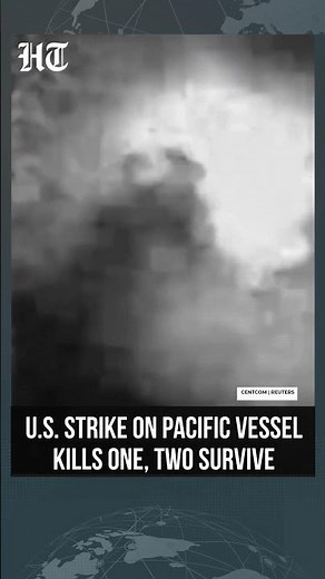 U.S. Military Strike on Vessel in Eastern Pacific Kills One, Leaves Two Survivors | #shorts