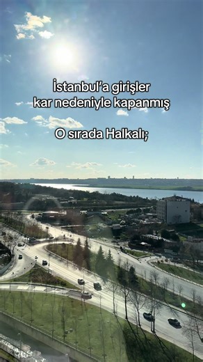 İstanbul'da Kar Yağışı ve Kapanan Girişler
