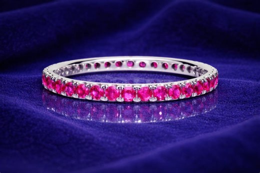 Buy Infinity Diamond Engagement Wedding Band | Surprise Her Jewelry | Anniversary Birthday Ring Valentine Gift - Etsy