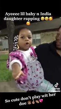 Baby Rapping so cute 🤩😍😘