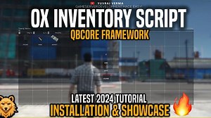 [2024] OX-Inventory Installation | QBCore Framework Tutorial | Free FiveM Inventory Script
