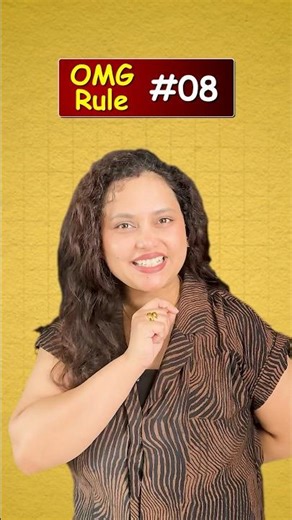 One Minute Grammar Rule #8 By Rupam Chikara Ma’am #grammarrules