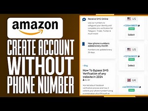 How To Create Amazon Account Without Phone Number (2025) Step-By-Step Tutorial