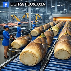 Inside the Mega Bamboo Factory: From Shoots to Superfood & Luxury Fabrics ​ ​Witness the mind-blowing scale of a high-tech bamboo shoot factory, transforming raw plants into gourmet food and eco-textiles. See how 2026 automation handles this versatile plant with surgical precision and zero waste. industrial bamboo shoot processing factory tour 2026 ​how bamboo plants are turned into food and textiles ​inside the world’s largest high-tech bamboo factory ​automated bamboo peeling and dicing produc
