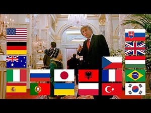 "DONALD TRUMP AND KEVIN" in different languages #homelaone #multilanguage #movie #movieclips