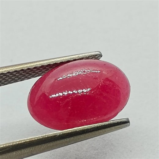 AAA Precious Natural Ruby Stone – Oval Red Cabochon for Pendant - Etsy
