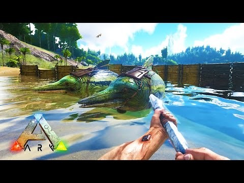 ARK: Survival Evolved - OCEAN WATER BASE! (ARK: Survival Evolved Gameplay)