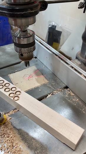 671K views · 2.8K reactions | Tried to be fancy with wrangling the plugs; at least they didn't roll all over. #woodworking #maple #plugcutter #maker #diy #reels | Boundary Fog Furniture | Facebook