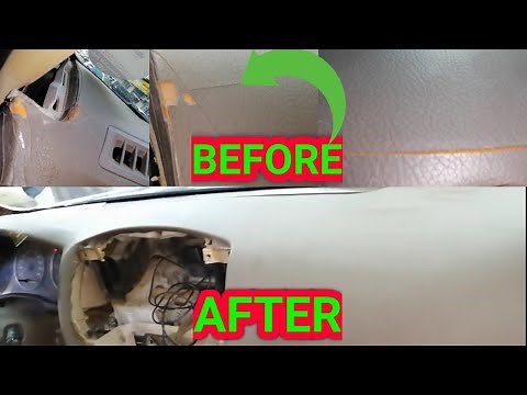 How To Restore a Cracked Dashboard | dashboard repair on toyota prado, land cruiser