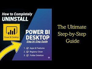 How to Completely Uninstall Power BI Desktop (Step-by-Step Guide)?