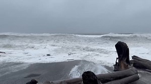 Western Washington beaches. This one was shot at Rialto. I’ve never seen the waves this big and it was moving large tree trunks up and down the beach | David Montague