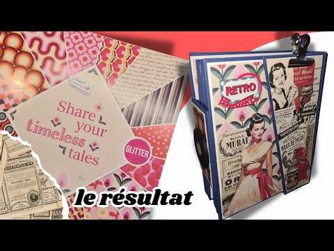 Flip-Through : Un album Vintage avec des vieux journaux et Action