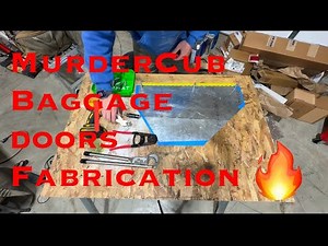 Piper PA-18 Super Cub “MurderCub” Baggage Door Fabrication: Build it better! ✈️🔥