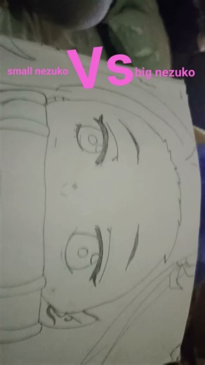 small nezuko Vs big nezuko