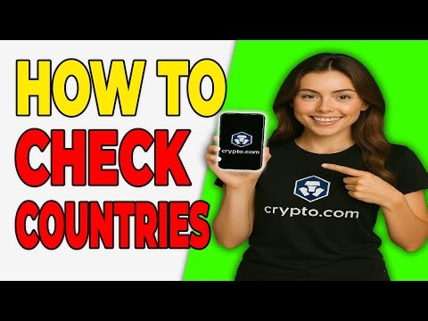How To Check Supported Countries On Crypto.com (Access Info 2026)