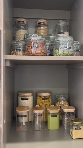 Organizing My Pantry ASMR | Kitchen Cabinet Makeover