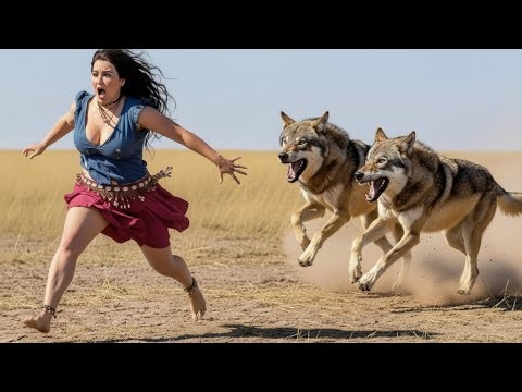 Girl Saves a Lion from a Deep Stone Well — He Returns to Fight the Wolves #animals #rescue #wildlife