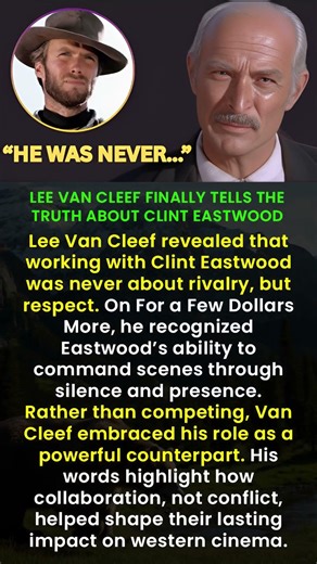 Lee Van Cleef Finally Tells the Truth About Clint Eastwood #shorts