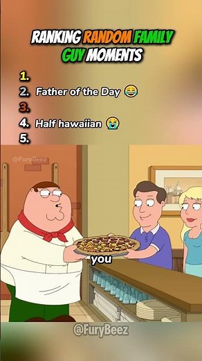 Ranking Random Family Guy Moments 😆