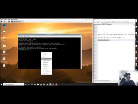 How to install Chromium Web Browser on a Raspberry pi