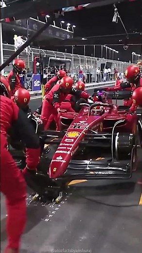 The Secret behind F1 car's 2-second pit stop | #shorts #f1 #formula1