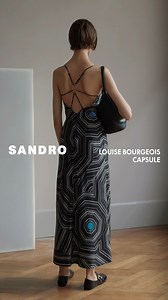 Inspired by Louise Bourgeois’ iconic spirals, our latest capsule collection features bold prints, natural materials, and flowing silhouettes. Shop now. | Sandro | Facebook