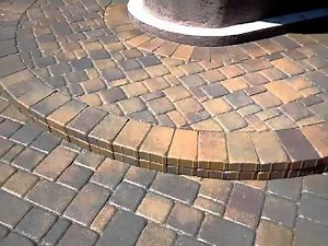 Finished Paver Patio Sealing with Wet look Sealer