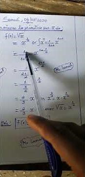 Calculer une primitive de la racine carrée de x.