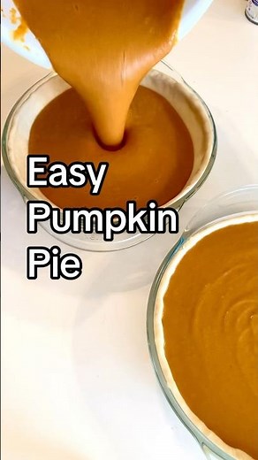 Easy pumpkin pie for Thanksgiving with Libby’s #pumpkinpie #thanksgiving #pie