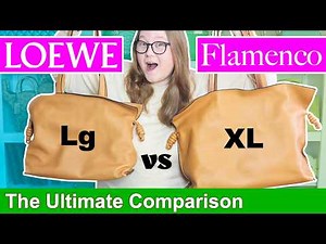 Loewe Flamenco Large vs Extra Large Clutch/Tote: The Ultimate Comparison || Autumn Beckman
