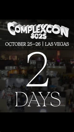 ComplexCon on Instagram: "ComplexCon is 2 days away 🔥 The drops. The music. The culture — all in one weekend. 🎟️ Get your tickets now at ComplexCon.com"