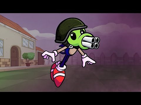 FNF Bad Bash But Sonic.exe Sing It (Peashooter Vs Sonic.exe Sings Bad Bash) Plants vs Sonic.exe