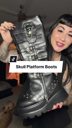 Skull Platform Boots: Embrace the Edgy Fashion Trend