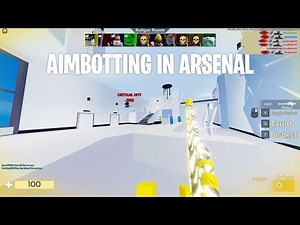 Im Actually Aimbotting In Roblox Arsenal