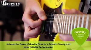 Gravity Picks Classic Guitar Pick - 1.5mm Fluorescent Green - Polished - 4 Pack