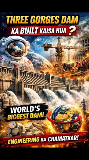 Three Gorges Dam: 🌊🏗️ How the World’s Largest Dam Was Built! #facts #bighrtmen @Bighrtmen