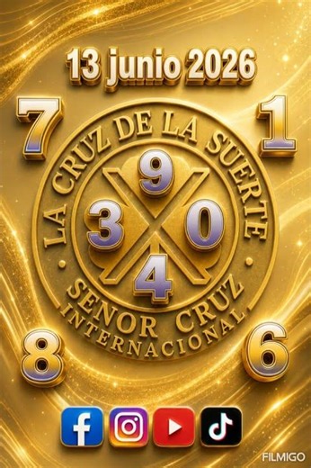 Cruz 13 junio 2026 !!!