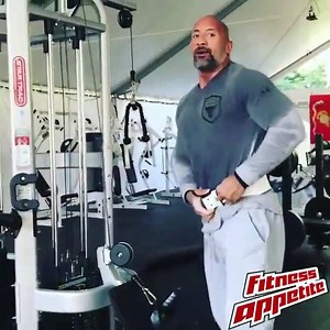 9.6K views · 584 reactions | Dwayne 'The Rock' Johnson training back! | Fitness Appetite | Facebook