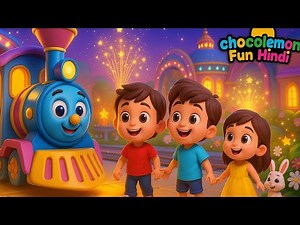 🚂जादू वाली रेलगाड़ी - Chuk Chuk Rail Gaadi | Gadi Aayi Gadi Aayi Chuk Chuk Rail Gadi |Rhyme In Hindi