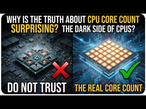 Why is the truth about CPU core count surprising? The dark side of CPUs?