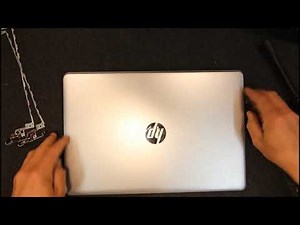 HP laptop hinge and top cover replacement